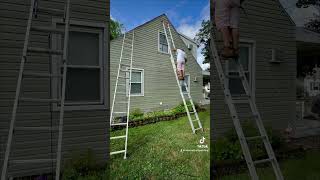 pressurewashing powerwashing exteriorpainting diy [upl. by Colvin]