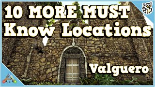 10 MORE MUST Know Locations on Valguero  Ark Survival Evolved [upl. by Irrehc]