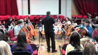 NYO 2012 Cellos play Barbers Adagio for Strings arranged by Oliver Farrant [upl. by Marybelle]