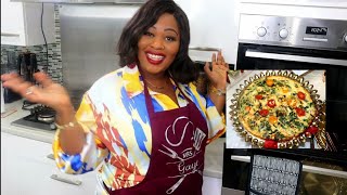 Baked Omelette Pizza Cuite au FourAll You Need is EGGS and [upl. by Reaht]