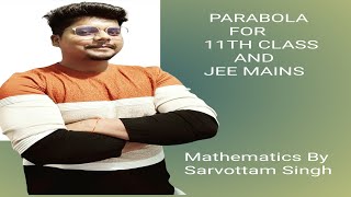 PARABOLA CLASS 11 JEE MAINS ADVANCED LECTURE 8 SHIFTING PARABOLACONIC SECTION [upl. by Townshend]