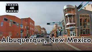 Driving in Downtown Albuquerque New Mexico  4K [upl. by Sauncho]