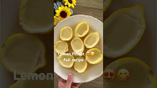 Delicious Lemon Posset 🥰😋 food lemonrecipe full recipe in my channel [upl. by Eikceb]