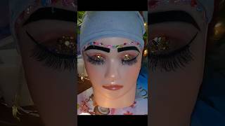 Colorful Chunky glitters makeup look 2024shorts [upl. by Darbie]