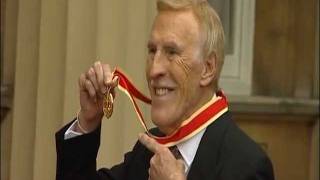 Bruce Forsyth receives his Knighthood from The Queen [upl. by Haggi686]