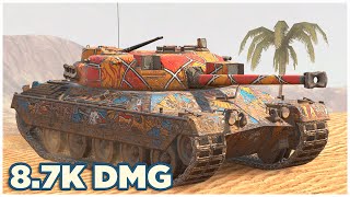 Kampfpanzer 50 t • 87K DMG • 5 KILLS • WoT Blitz [upl. by Siravaj]