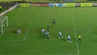 Neymar Golaço contra Santo André 040210 GOL DE PLACA Santos 2x1 Santo André [upl. by Alyks]