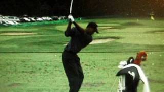 Tiger Woods 1997 rear view golf swing [upl. by Nidla]