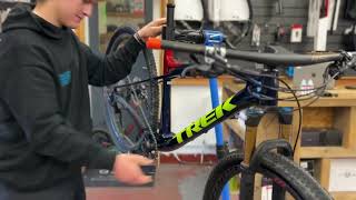 Trek Supercaliber 99XTR Project One Unboxing amp Bike Build [upl. by Edlihtam]