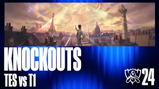 Worlds 2024  TES vs T1  Knockout Stage  Quarterfinals Match 3 [upl. by Kendre]