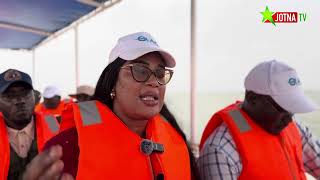 PUBLIREPORTAGE  Visite de la Directrice Générale de l’OLAC dans les installations du Lac de Guiers [upl. by Chapen]