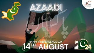 AZADI ANTHEM LATEST NATIONAL SONG 2024 PAKISTAN ZINDABAD  14 AUGUST INDEPENDENCE DAY TABLO [upl. by Eeliah273]