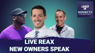 Live Reax Hornets introduce new majority owners Gabe Plotkin amp Rick Schnall [upl. by Akoyn]