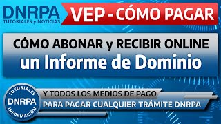 🔴 DNRPA VEP Cómo Pagar  Generar VEP para DNRPA ✅ 2024 [upl. by Zelma]