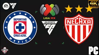 CRUZ AZUL VS NECAXA  LIGA MX FC 24 [upl. by Chien]