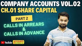 🔥 Lecture 02 II ⚡ Share Capital Class 12✨ II Company Accounts II TJ Sir 🏆 202425 [upl. by Ylrebmi164]