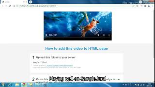 How to make video files playable on website [upl. by Hephzipa]