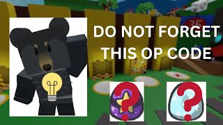 FINAL WARNING DO NOT FORGET TO USE THIS OP CODE IN ROBLOX BEE SWARM SIMULATOR [upl. by Toiboid195]