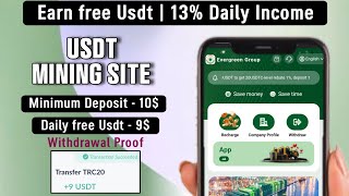 New Usdt Mining Site  usdt earning site  usdt mining app  trx Cloud Mining  usdt investment site [upl. by Ginevra]