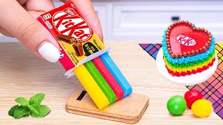 Amazing Miniature Chocolate Cake Decorating Ideas  Delicious KitKat Cake Dessert  Mini Cake Video [upl. by Aliled697]