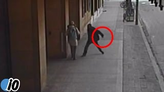 Video Of Crazy Man Stabbing People Is Truly Terrifying [upl. by Aziram]