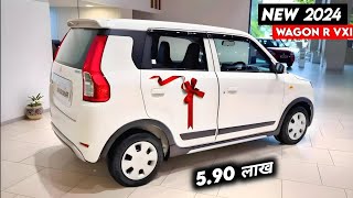 Maruti Suzuki Wagon r 2024 new model in india Wagon r vxi 2024 on road price features review [upl. by Alenson713]