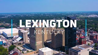 Lexington Kentucky  4K drone footage [upl. by Manvel]