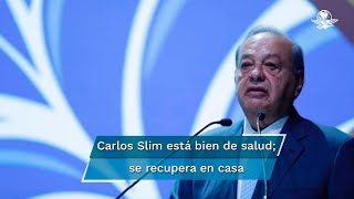 Carlos Slim Helú se recupera del Covid19 en su casa [upl. by Ameluz141]