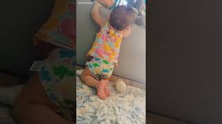 5 month old baby stand with support shortvideo [upl. by Lucina]