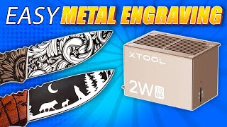 EASIEST Way to Laser Engrave Metals [upl. by Leoj754]