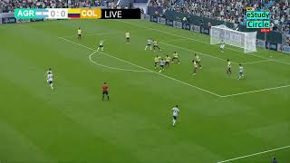 🔴LIVE  Argentina vs Colombia  Copa America 2024  PES 21 Simulation Gameplay [upl. by Krilov]