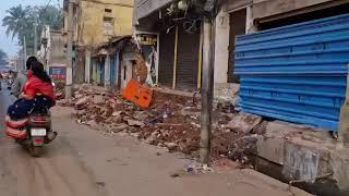 MG road Jeypore After Aviction road widening Today Morning 🌄 view [upl. by Nagorb]