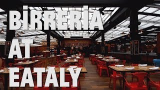 NYC The Local Way  La Birreria at Eataly [upl. by Bathsheeb303]