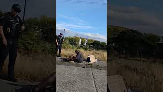 Racist everett police harassing homeless black man in everett Washington [upl. by Ahsilla347]