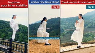 Lumbar Disc Herniation  Improve Inner Stability  Too Distracted to Calm Down  Internal Massage [upl. by Ayet]