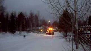 L90 snowremoval snöröjning snow ploughing [upl. by Sigsmond238]