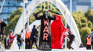 Protestors set to blockade defence expo in Melbourne [upl. by Ocimad794]