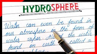 Definition of hydrosphere  What is hydrosphere  Hydrosphere kise kahate hain [upl. by Repsihw]