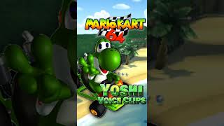 All Yoshi Voice Clips • Mario Kart 64 • All Voice Lines • Funny Short SoundMeFreely [upl. by Alyt]