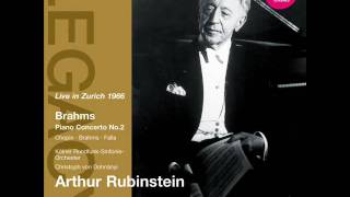 Arthur Rubinstein BRAHMS  Piano Concerto No2 2nd Movement [upl. by Kallista692]