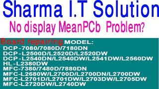 No display PCB problem try this  DCPL2540DW No display [upl. by Halyk]