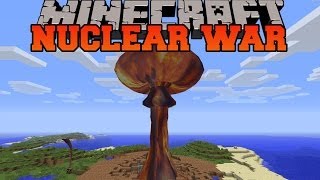 Minecraft NUCLEAR WAR BOMBS EXPLOSIVES ROCKETS amp LASERS Mod Showcase [upl. by Yrgoerg853]