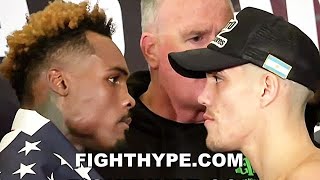 JERMELL CHARLO amp BRIAN CASTANO INTENSE FIRST FACE OFF SINCE DISPUTED DRAW REFUSE TO BREAK STAREDOWN [upl. by Rowley]