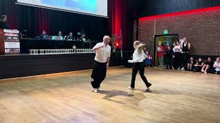 NM Folkeswing i Kirkenes 121024  Finale Fast  Voksen A  Kim og Martine [upl. by Tnattirb]