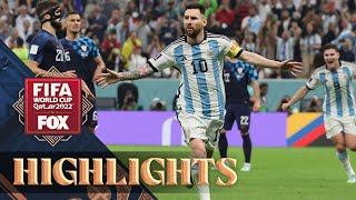 Argentina vs Croatia Highlights  2022 FIFA World Cup  Semifinals [upl. by Johathan225]