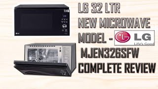 LG MJEN326SFW✨LG NEW 2023 LATEST LAUNCH NEW WIFI MICROWAVE WITH CHARCOAL ✨ OIL FREE MENU  REVIEW [upl. by Lulita880]