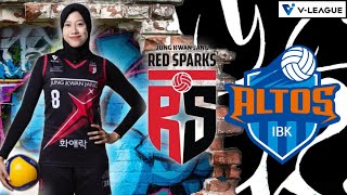 🔴 Live Score RED SPARKS vs IBK ALTOS  VLEAGUE 202425 [upl. by Ardekal]