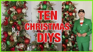 10 NEW Christmas DIY Decorations Ideas  Budget Friendly Christmas Decor  Ramon At Home Christmas [upl. by Iveel895]