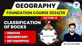 Classification of Rocks  Igneous Sedimentary and Metamorphic Rocks  Geography  Anirudh Malik [upl. by Outlaw]