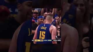 Jokic FINALLY Got HYPED😱 shorts [upl. by Aoket]